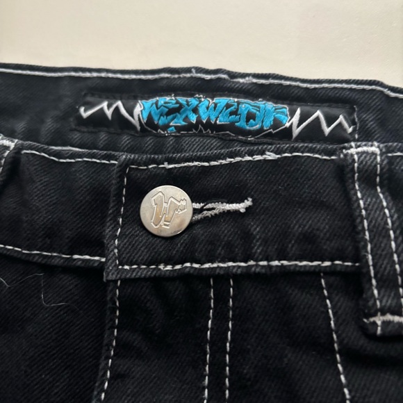 Wexwear (Jnco style) wide leg big pocket Y2K rave jeans - Picture 8 of 12